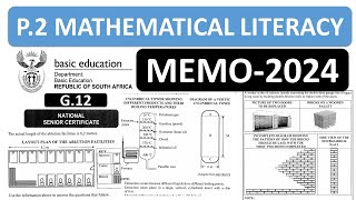 P2 MEMO MATHEMATICAL LITERACY PAPER 2 GRADE 12 FINAL EXAMS NOVEMBER EXAMS 2024 THUNDEREDUC [upl. by Nuahs677]