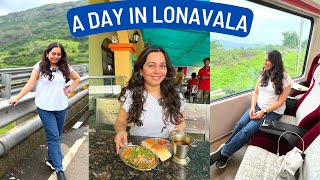 Mumbai to Lonavala in a VISTADOME Coach Train  Favorite Lonavala FOOD places [upl. by Acemat]