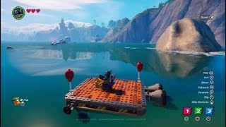 How to make drivable boat in lego fortnite [upl. by Krueger]