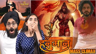 HANUMAN MASS CLIMAX SCENE REACTION  Prasanth Varma  Teja Sajja  Parbrahm Singh [upl. by Mannuela99]