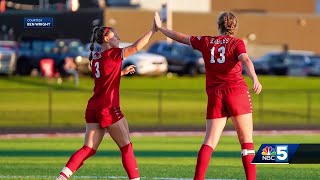 Beekmantown soccer teammates reflect on reaching 200 career points the same season [upl. by Mischa246]