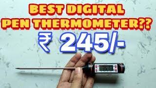 BEST DIGITAL FOOD THERMOMETER  KITCHEN THERMOMETER UNBOXING TESTING AND REVIEW [upl. by Tnek17]