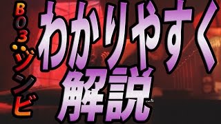 【BO3：ゾンビ】謎解きなどを わかりやすく解説！！SOE [upl. by Hadihahs]