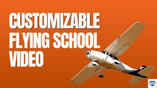 Customizable Flying School Video by VisionXE [upl. by Baldwin139]