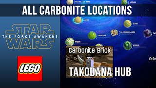 All Takodana Carbonite Bricks  LEGO Star Wars The Force Awakens [upl. by Dill]