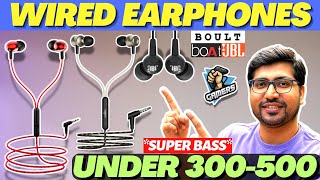 TOP 4🔥Best Wired Earphones 2024🔥Best Earphones Under 500 rs🔥Best Wired Earphones Under 500 [upl. by Yeslaehc712]