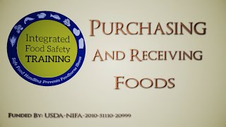 Part 7 Purchasing and Receiving Foods [upl. by Nurav722]