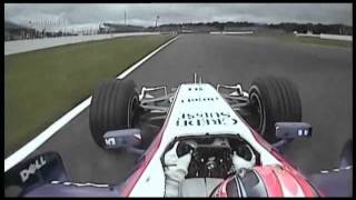 F1 2007  Silverstone Gran Prix FP1  Robert Kubica Onboard Lap [upl. by Marr]