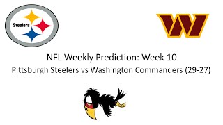 2024 NFL Week 10 Pittsburgh Steelers vs Washington Commanders 29  27 [upl. by Laoj960]