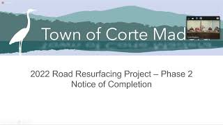 Corte Madera Town Council February 20 2024 [upl. by Anawad]