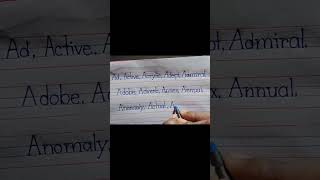 Neat and clean handwriting with ball pen 🖊️ handwritingpractice [upl. by Petula]