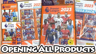 Opening Every PREMIER LEAGUE 2023 Sticker Product  Multipack Tin amp Mega pack  Collection Guide [upl. by Laurentia]