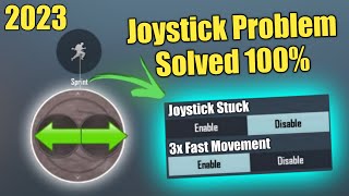 Joystick Stuck Problem Solved 100  3x Fast Movement  tips and tricks for Pubg MobileBGMI [upl. by Parthen]