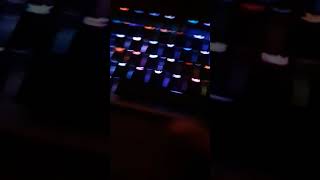 tecware phantom 87 key mechanical keyboard rgb led outemu red switch [upl. by Innavoig]