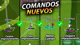 Como HACER los NUEVOS COMANDOS en eFootball 2024 Mobile  TUTORIAL  TIPS ✅ [upl. by Aber]