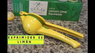 Como usar un exprimidor de limon [upl. by Pasho]