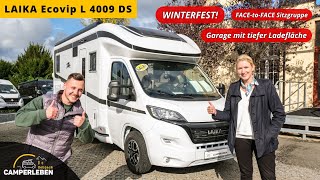 LAIKA Ecovip L 4009 DS Wohnmobil hervorragend WINTERFEST  2024  CampErleben Zobjack [upl. by Amorete]