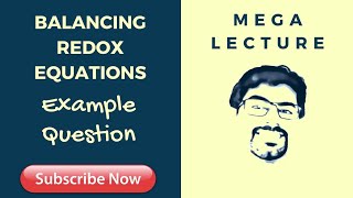 Balancing Redox Equations  Example Question [upl. by Jerald]