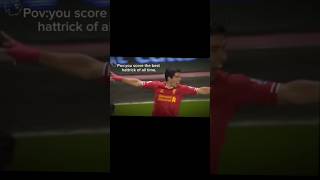 Luis Suarez hattrick in Liverpool football edit youtubeshorts [upl. by Ettelocin]