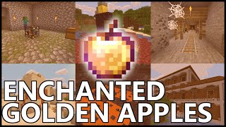 6 Places To Get ENCHANTED GOLDEN APPLES In Minecraft [upl. by Sadiras]