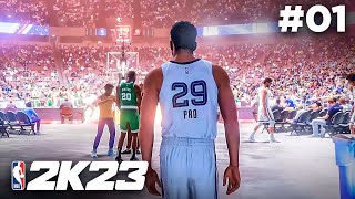 O INICIO DA LENDA  MODO CARREIRA JOGADOR NBA 2K23  Parte 1 [upl. by Allehc]