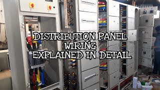 Switchgear Main LT Distribution Panel Making and Wiring step by step  Electrical panels [upl. by Columba]