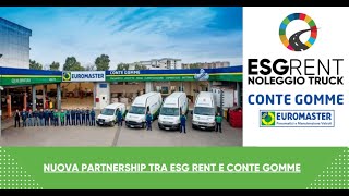 ESG Rent partnership con Conte Gomme per il noleggio dei pesanti in Campania [upl. by Bahr878]