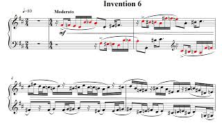 Invention 06 D dur for piano [upl. by Rubio669]