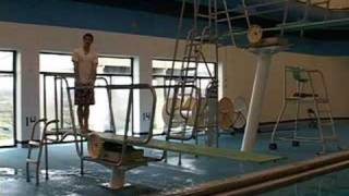 Springboard Diving Techniques  The 5 Step Approach Demonstration [upl. by Arakihc]