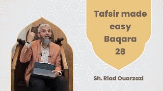 Tafsir made easy Baqara 28Sh Riad Ouarzazi Tafsir Tafseer Quran riad ouarzazi tafseerquran [upl. by Winthorpe]