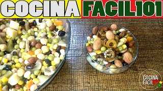 Como Hacer Una Ensalada Gourmet  Cocina Facil 101 [upl. by Cheung]