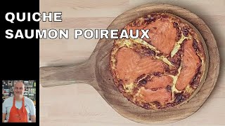 Recette quiche saumon poireaux [upl. by Akital]