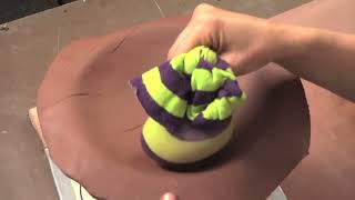 How to Make a Bisque Hump Mold with a Bucket  KARI RADASCH [upl. by Alauqahs522]