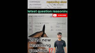 Reasoning all ssc exams relevant class by shiva reasoning shorts short shortvideo ssc exams [upl. by Lennie]