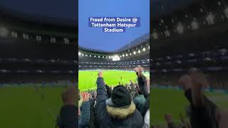 Freed from Desire turns Tottenham Hotspur Stadium into a party 🕺 football soccer spurs [upl. by Julio434]