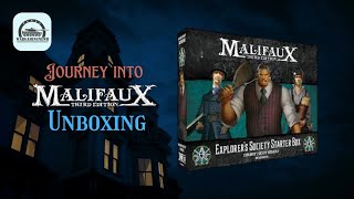 Unboxing Malifaux Third Edition Explorers Society Starter unboxing [upl. by Ylremik]