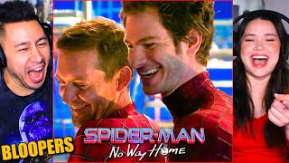 SPIDERMAN NO WAY HOME Bloopers Gag Reel  Reaction [upl. by Herm984]