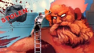 Painting a Huge Zeus Mural amp Getting Robbed 😡 [upl. by Tench483]