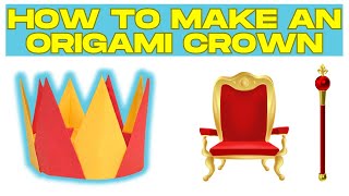 How to Make an Origami Crown [upl. by Yanttirb]