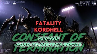 Fatality  KORDHELL  SCP682 [upl. by Silvan214]