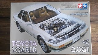 Model Kit Review  Tamiya Toyota Soarer 30GT 052116 [upl. by Sidoney]