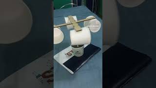 Anemometer demonstration as working model [upl. by Rosenquist230]