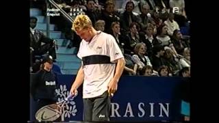 Great game between R Federer and T Enqvist Basel 2000 [upl. by Annal]