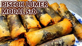 Cara Membuat Piscok pisang coklat Lumer Kulit Lumpia  ide jualan makanan 1000an [upl. by Kincaid]