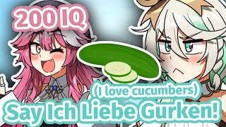 Cecilia Fails Miserably Trying To Make Raora Say I love cucumbers [upl. by Eiruam]