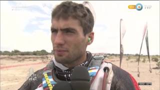 Rally Dakar 2016  Etapa 10 – Motos Argentinos [upl. by Yleme844]