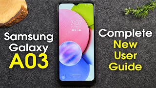 Samsung Galaxy A03s Complete New User Guide  Galaxy A03s for New Users  H2TechVideos [upl. by Iasi]