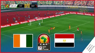 Cote dIvoire vs Egypt  Africa Cup of Nations 2022  Simulation amp Prediction [upl. by Walrath67]