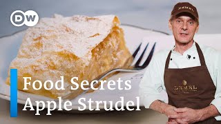 The Secret Behind How Original Viennese Apple Strudel Is Made  Food Secrets Ep 10 [upl. by Akkin395]