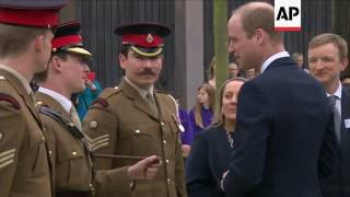 Prince William lays wreath for PC Keith Palmer [upl. by Naashom188]